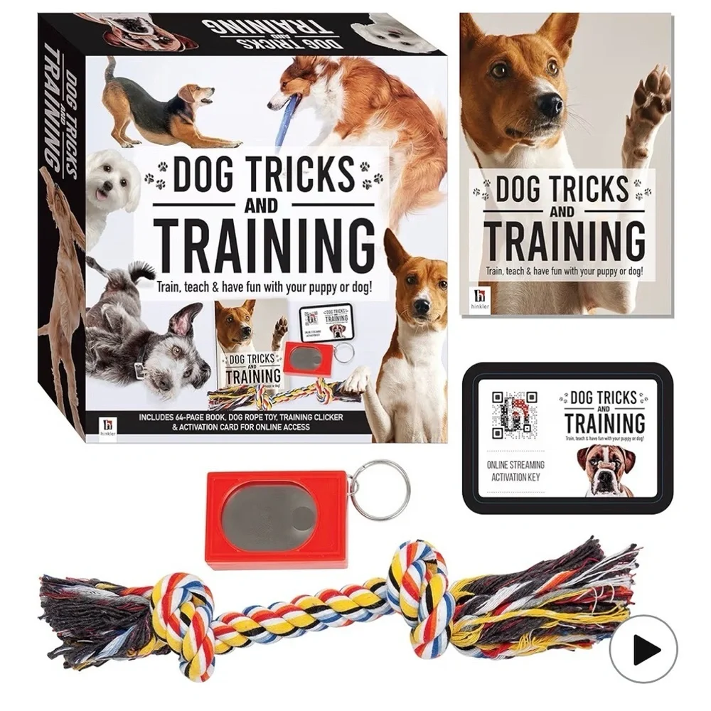 Dog Tricks and Training Box Set - Pet Care Guide - Dog Training BNIB